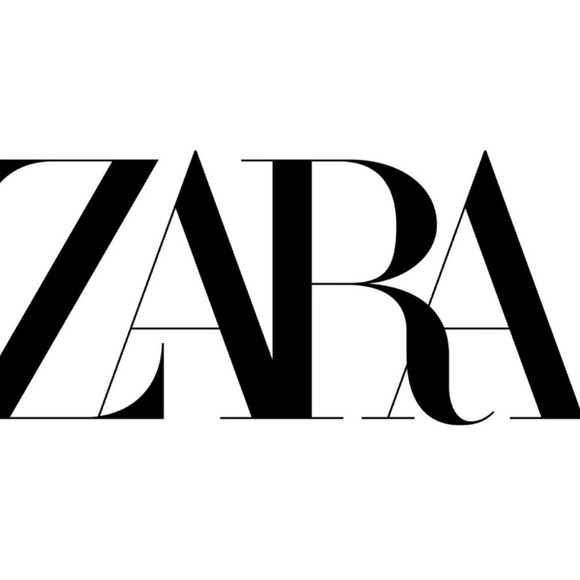 ZARA Denim strapless top Size Medium Asymmetric hem Hidden inseam zip closureNWT - Picture 14 of 14